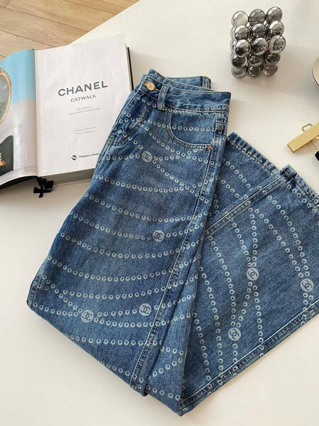 Джинсы Chanel женский джинса синий 179132-4
