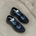 Кроссовки Chanel женский кожа черный 126334-4