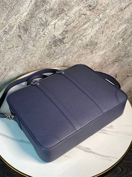 Мужской портфель Louis Vuitton мужской кожа синий 150007-4