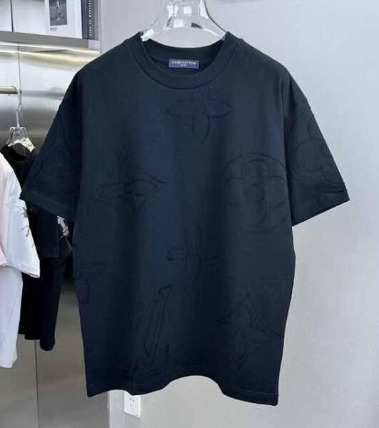 Мужская футболка Louis Vuitton мужской черный 172530