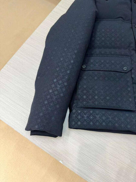 Мужской пуховик Louis Vuitton мужской черный 163255-9