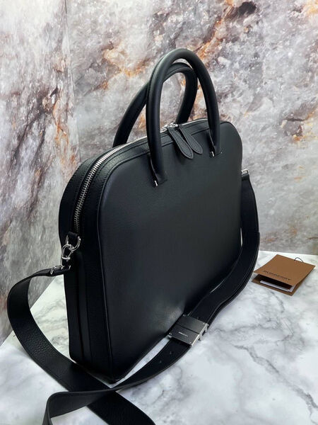 Мужской портфель Burberry мужской кожа черный 111552-3