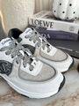 Кроссовки Chanel женский текстиль графитовый 98249-5