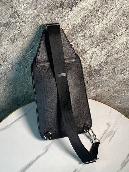 Мужская сумка слинг Louis Vuitton мужской кожа черный 134429-14