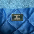 Сумка Chanel 22 женский кожа бирюзовый 126352-8