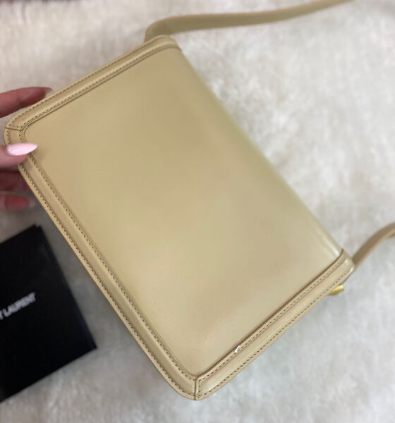 Сумка Saint Laurent Solferino женский кожа горчичный 97037-2