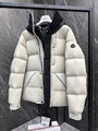 Мужской пуховик Moncler мужской белый 201789-6