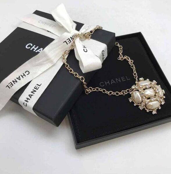Бусы Chanel бронзовый 15583-2