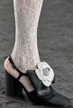 Туфли Chanel женский кожа черный 134571-2