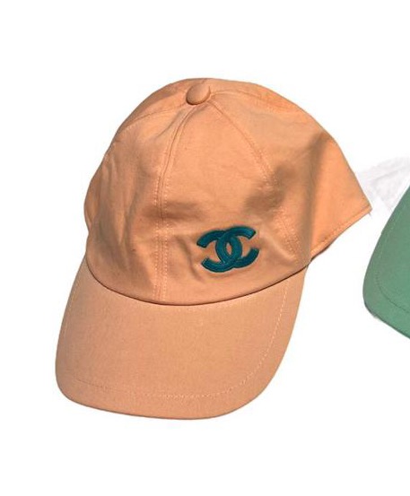 Кепка Chanel женский ткань оранжевый 25930