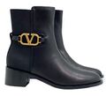 Ботильоны Valentino женский кожа черный,коричневый 13355
