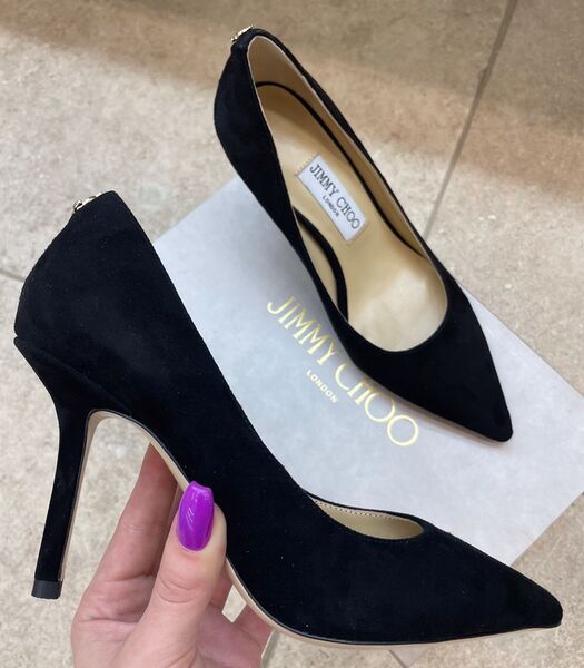 Туфли Jimmy Choo женский замша черный 80443