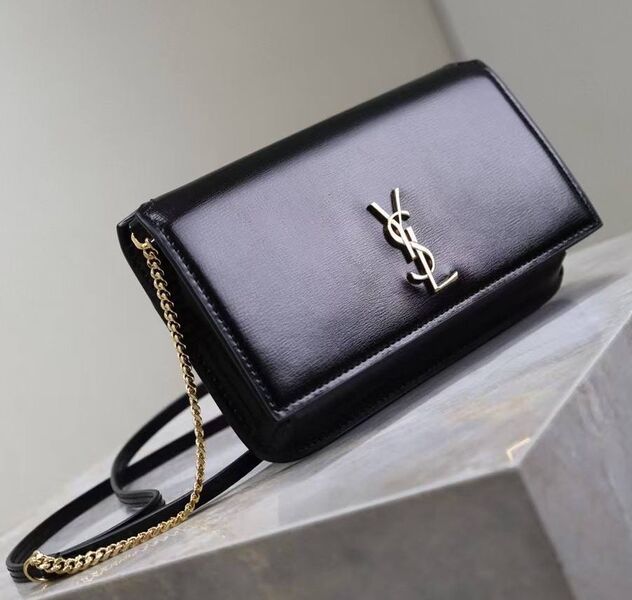 Сумка Saint Laurent женский кожа черный 186468