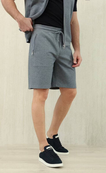 Мужские шорты Brunello Cucinelli мужской графитовый 173492-3