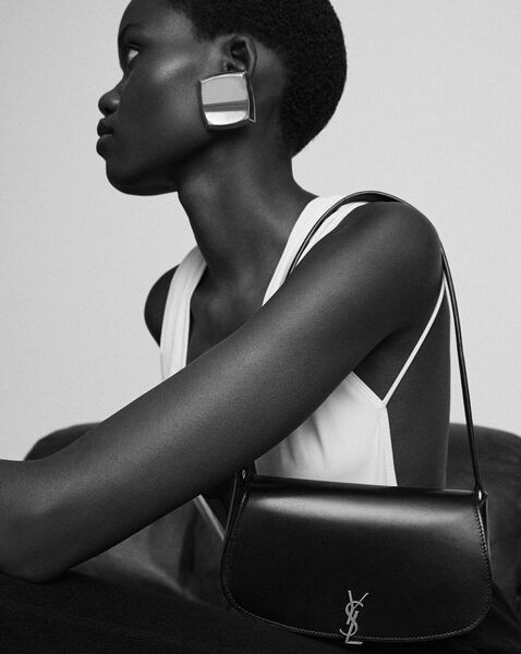 Сумка Saint Laurent женский кожа черный 149763-3