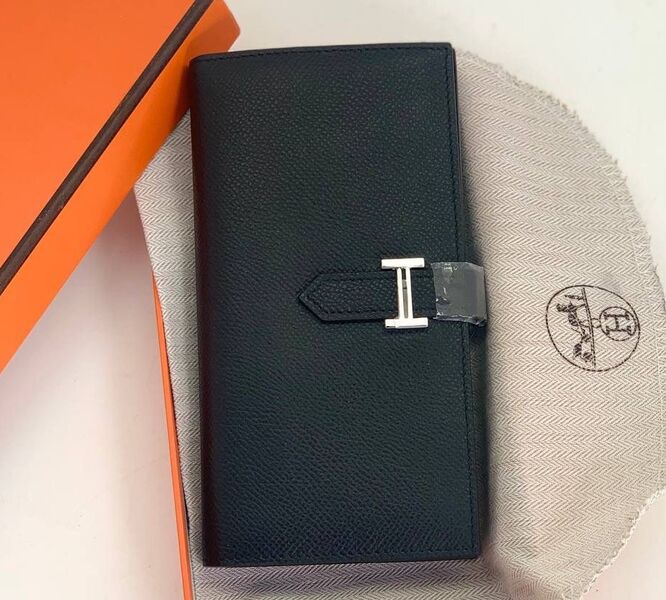 Кошелек Hermès женский кожа черный 103070
