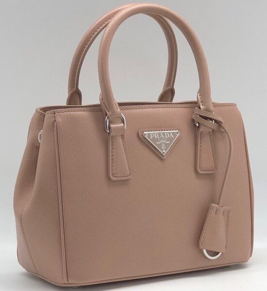 Сумка Prada женский кожа розовый 77058