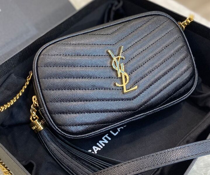 Сумка Saint Laurent женский кожа черный 97076
