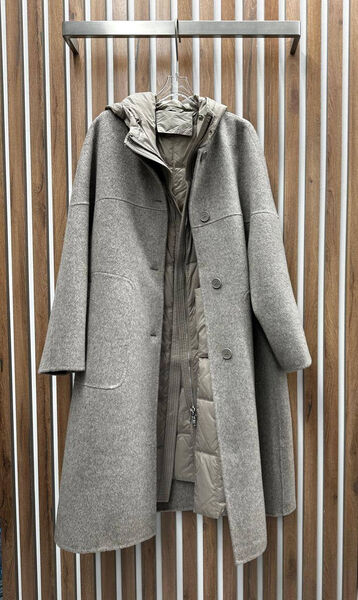 Пальто Loro Piana женский графитовый 127799-2