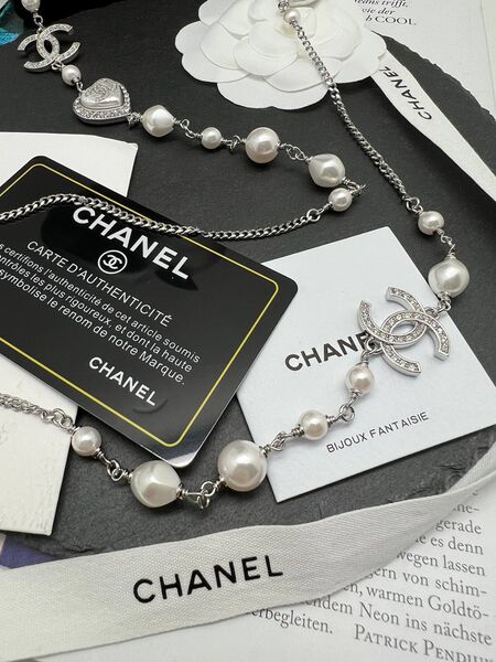 Колье Chanel графитовый 175394-4