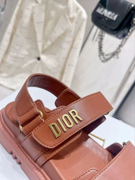 Шлепки Christian Dior женский кожа 106522-4