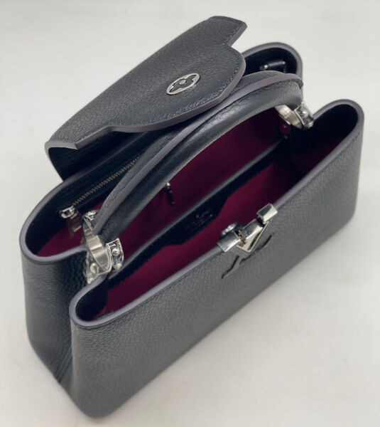 Сумка Louis Vuitton Capucines женский кожа черный 98531-3