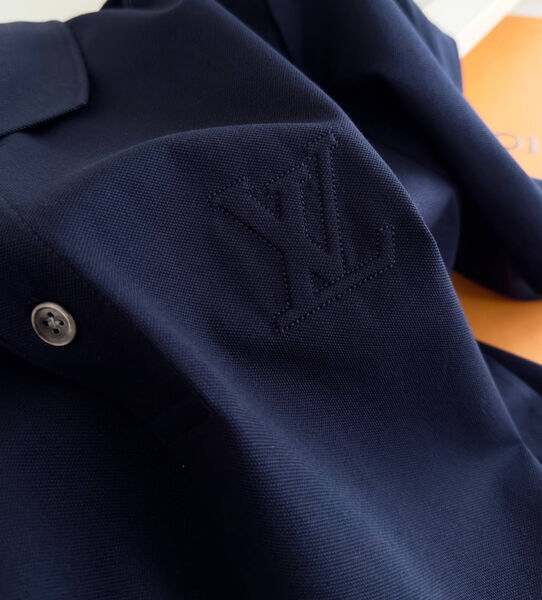 Мужское поло Louis Vuitton мужской синий 142585-4