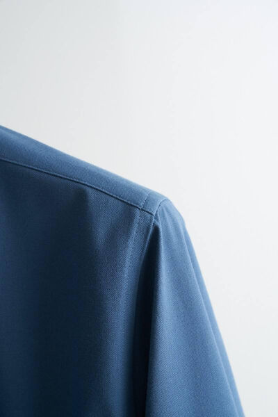 Мужская рубашка Zegna мужской синий 133354-8