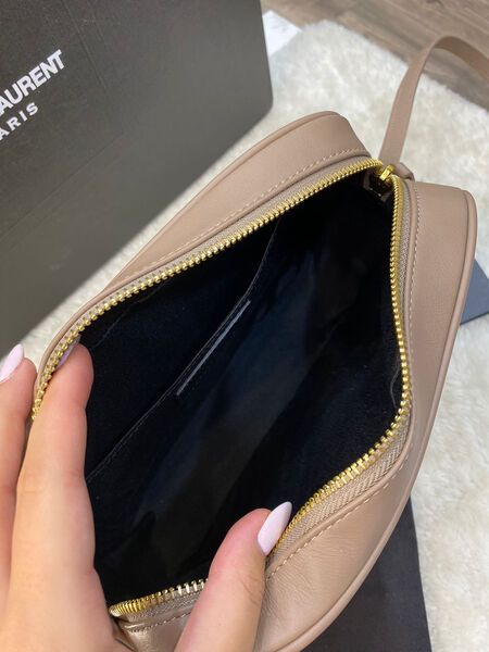 Сумка Saint Laurent женский кожа бежевый 97078-2