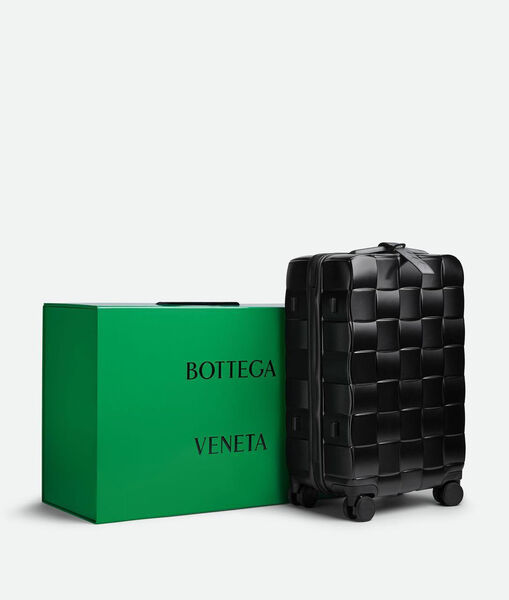 Чемодан Bottega Veneta женский кожа черный 177273-3