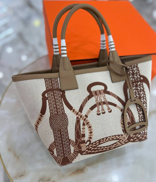Сумка Hermès женский кожа бежевый 155344-2