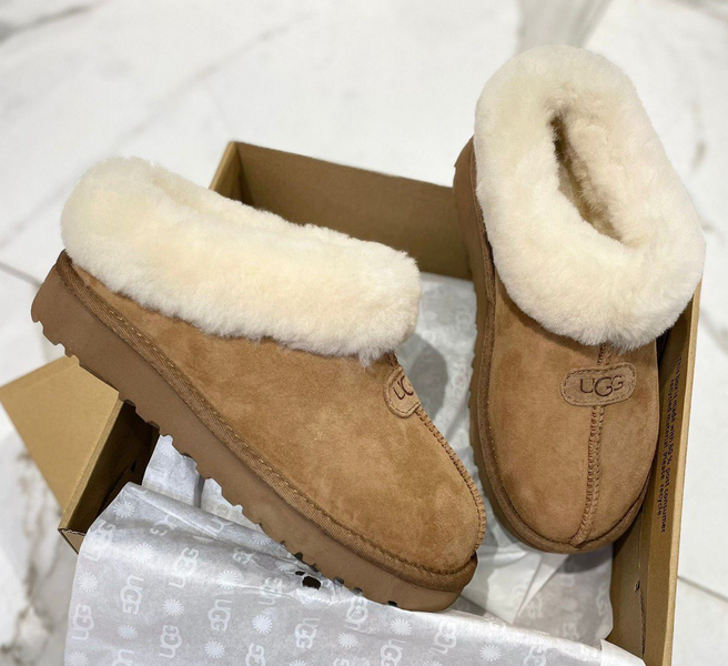 Угги Ugg женский замша бежевый 96039