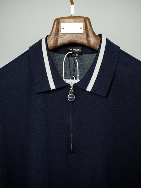 Мужское поло Kiton мужской черный 191412-3