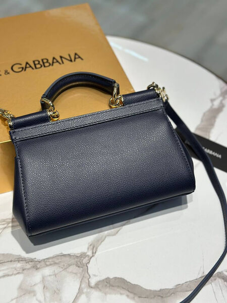 Сумка Dolce & Gabbana женский кожа синий 174223-3