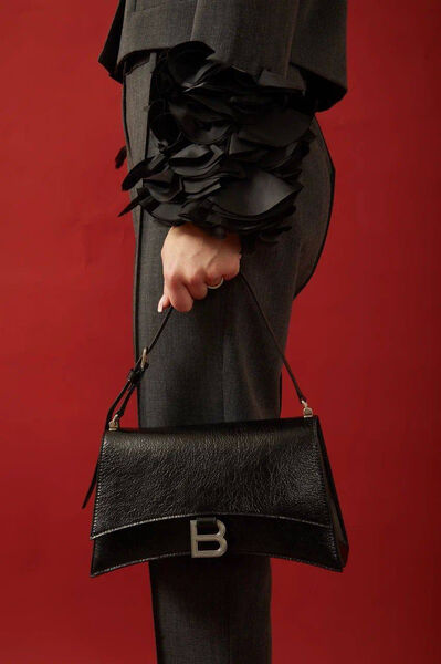 Сумка Balenciaga женский кожа черный 136215-2