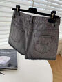 Шорты Chanel женский джинса графитовый 121203-2