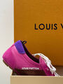 Кроссовки Louis Vuitton женский кожа бордовый 189735-3