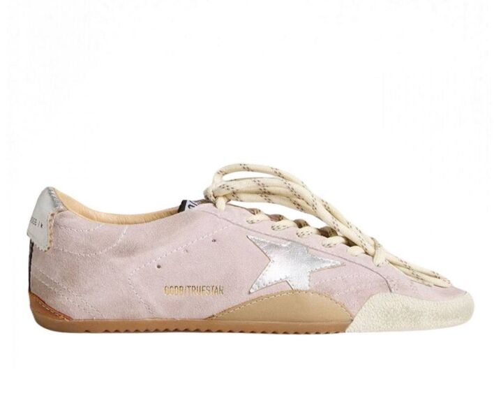 Кеды Golden Goose женский замша фиолетовый 197312