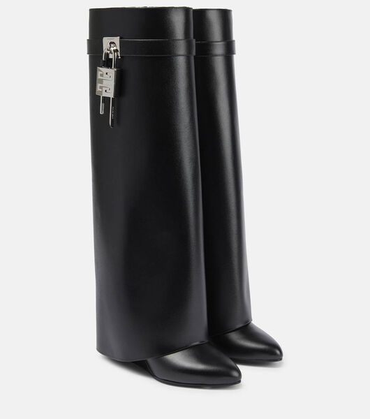 Сапоги Givenchy женский кожа черный 200363-3