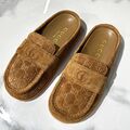 Сабо Gucci женский замша 187629