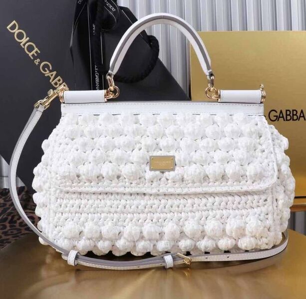 Сумка Dolce & Gabbana женский кожа белый 172348