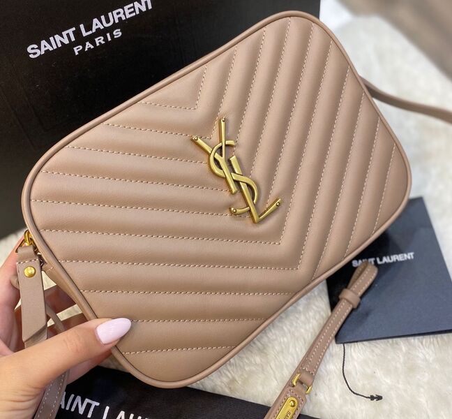 Сумка Saint Laurent женский кожа бежевый 97078