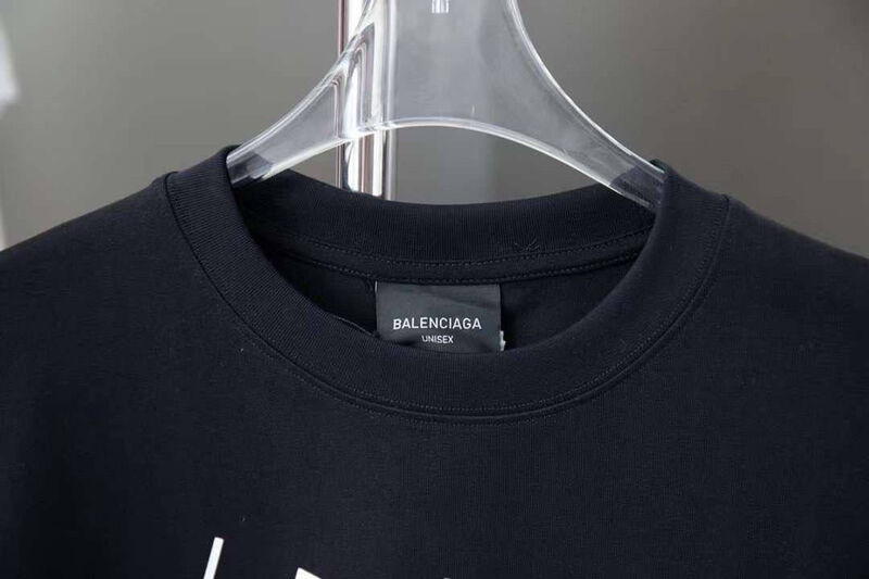 Мужская футболка Balenciaga мужской черный 151300-4