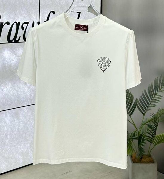 Мужская футболка Gucci мужской белый 191260