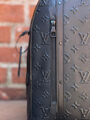 Мужской рюкзак Louis Vuitton мужской кожа черный 121552-6