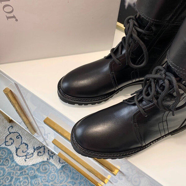 Ботинки Christian Dior женский кожа черный 128173-2