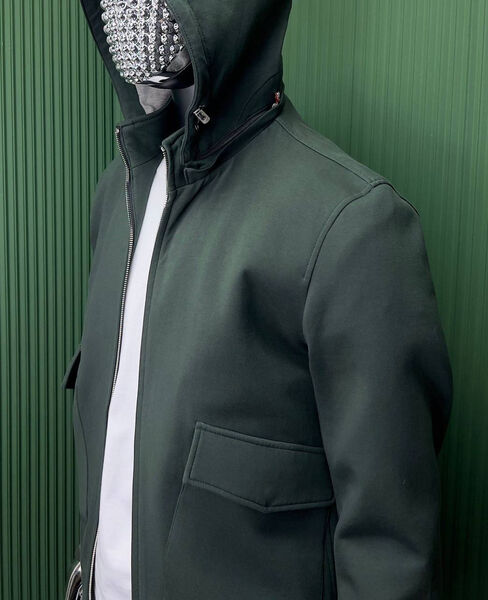 Мужской костюм Kiton мужской болотный 136910-9