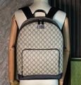 Мужской рюкзак Gucci мужской кожа серый 105311