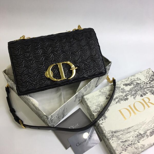 Сумка Dior женский кожа черный 74281-6