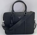 Мужской портфель Prada мужской кожа черный 52104-1